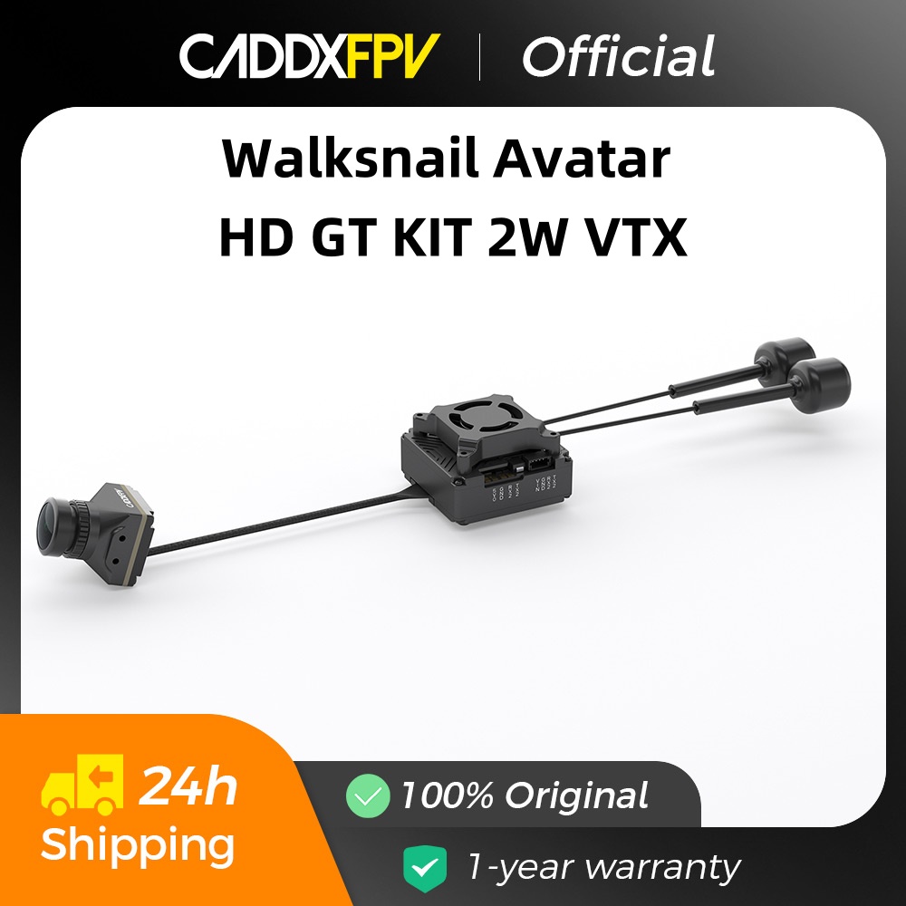 Walksnail Avatar Gt Kit 2W Vtx - كاميرا Caddxfpv Walksnail Avatar GT KIT