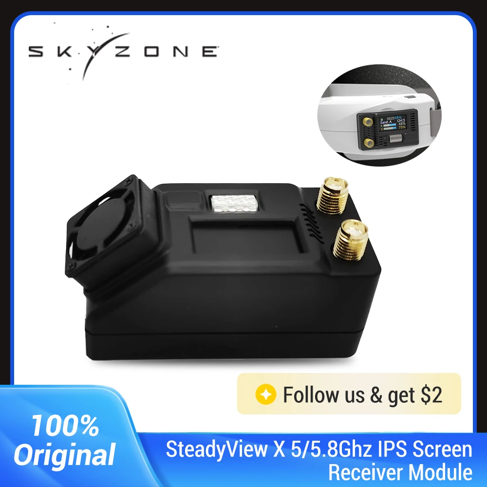 Skyzone Steadyview X Receiver Module - وحدة استقبال Skyzone SteadyView X بشاشة