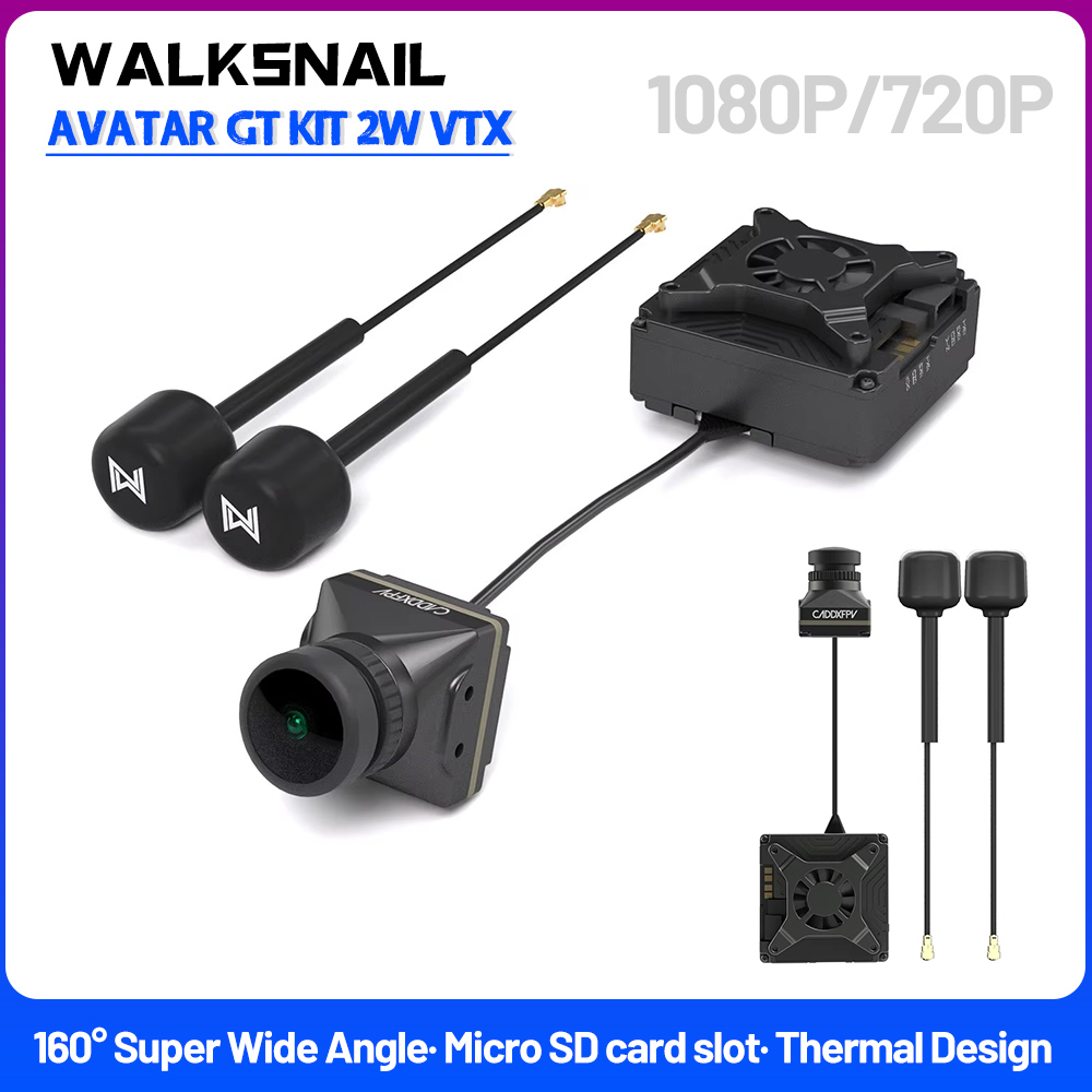 Walksnail Avatar Gt Kit 2W Vtx - عدة كاميرا جيرو أفاتار Walksnail-Avatar 2