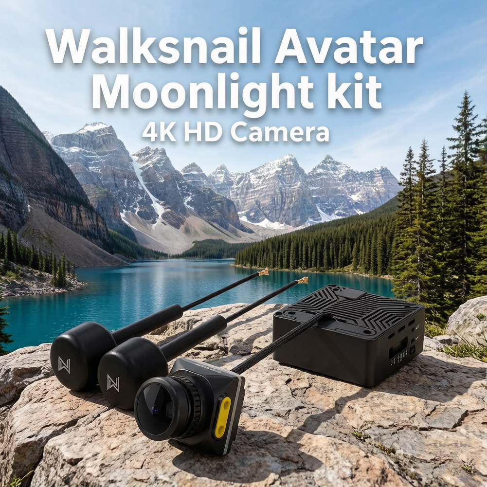 طقم كاميرا Caddx Walksnail Ava - مراجعة Walksnail Avatar Hd Moonlight Kit 4K وسعره