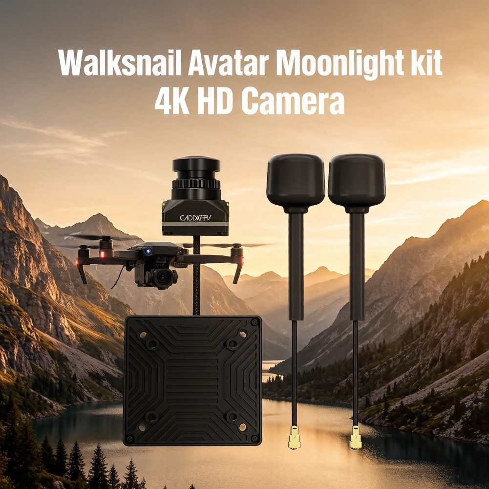 طقم كاميرا Caddx Walksnail Ava - مراجعة Walksnail Avatar Hd Moonlight Kit 4K وسعره