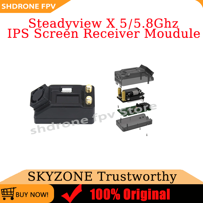 جديد SKYZONE SteadyView X IPS  - مراجعة Skyzone Steadyview X Receiver Module وسعره